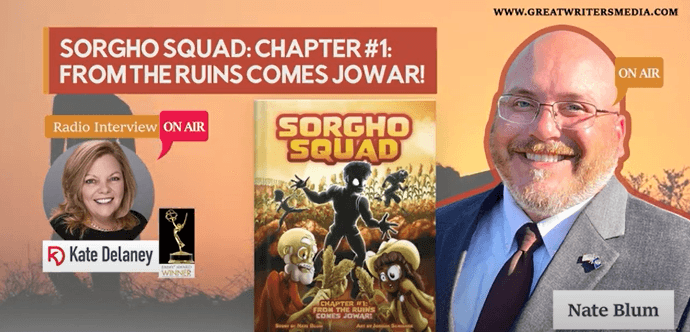 Featuring The Amazing Nate Blum on America Tonight Radio with Kate Delaney